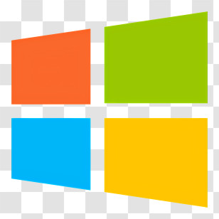 Windows Icon - Colorful Windows Logo Representing Technology Products Transparent PNG