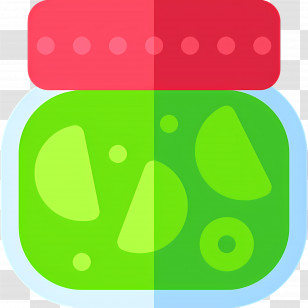 Pickle Jar - Green Pickle Jar Illustration Transparent PNG