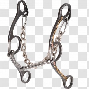 Snaffle Bit Thoroughbred Shank Curb Chain - Metal - Greatest-showman Transparent PNG