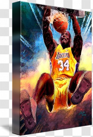 Los Angeles Lakers NBA Basketball Player Sport - Shaquille Oneal Transparent PNG