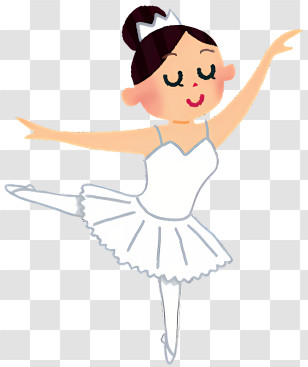 Dance - Ballet Dancer In White Tutu Transparent PNG