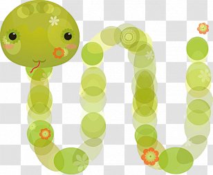 Snake Trimeresurus Illustration - Animal - Cute Green Transparent PNG