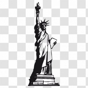 Statue Of Liberty Postal Connections Wall Decal West 39th Street Transparent PNG