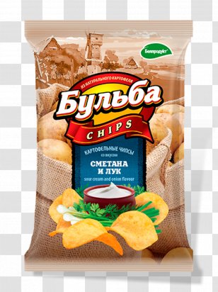 Potato Chip Sour Cream Cheese Totopo - Bacon Transparent PNG