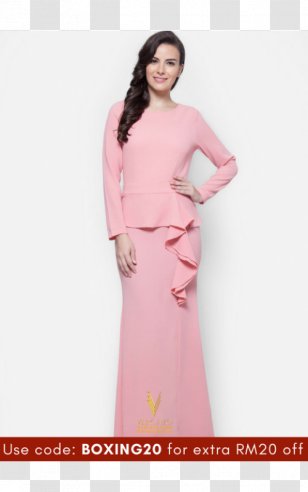 Islamic Fashion Baju Kurung Design Dress - Joint Transparent PNG