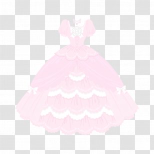 Gown Pink M - White - Petit Trianon Transparent PNG