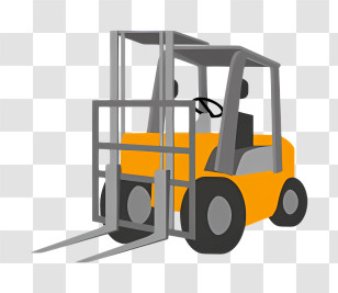 Icon - Forklift Truck For Industrial Use Transparent PNG