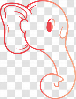 Line Art Cartoon Line Point Area Transparent PNG