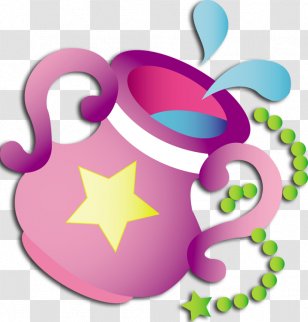 Aquarius Sun Sign Astrology Scorpius Libra U6c34u74f6 - Pink - Cartoon Bottle Transparent PNG