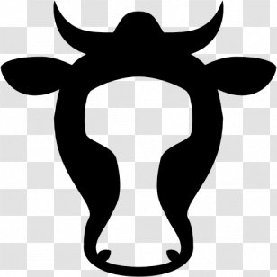 Texas Longhorn Beef Cattle - Grazing Cows Transparent PNG