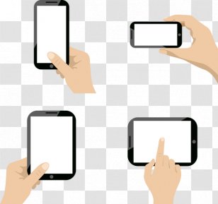 Smartphone Mobile Phone Clip Art - Technology - Take The Posture Transparent PNG