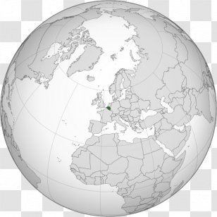 Netherlands Benelux Belgium Map Projection Orthographic - Cartography Transparent PNG