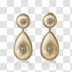 Earring Buccellati Jewellery Bracelet Pearl - Diamond Transparent PNG