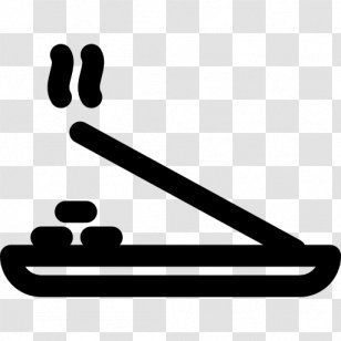 Medicine Incense Health Care Clip Art - Spa - Black And White Transparent PNG