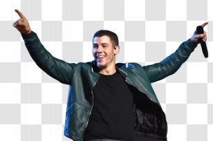 Cartoon Microphone - Happy - Leather Jacket Photography Transparent PNG