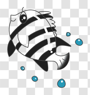 Fish - Cute Cartoon Fish Transparent PNG