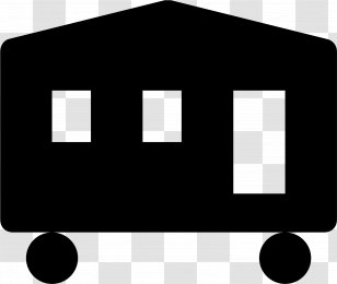 Clip Art Mobile Home House Phones - Bungalow Frame Icon Transparent PNG