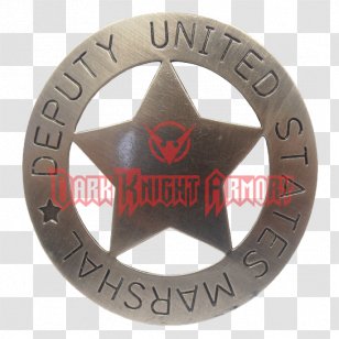 Deputy United States Marshall Marshals Service Sheriff Badge - Texas Ranger Division - Star Transparent PNG