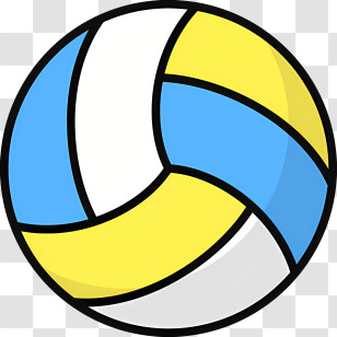 Volleyball - Bright Volleyball Illustration Transparent PNG