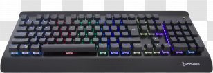 Computer Keyboard Cooler Master CM Storm QuickFire Rapid Stealth US Cherry USB - Electronic Instrument Transparent PNG