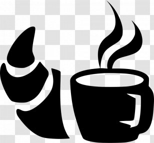 Breakfast Coffee Cafe Hotel Backpacker Hostel - Monochrome Transparent PNG
