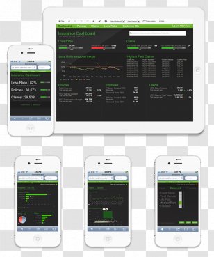 Smartphone Qlik Business Intelligence Software - Portable Communications Device Transparent PNG