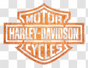 Harley-Davidson Motorcycle Decal Sticker Logo - Orange - Pocket Mons Transparent PNG