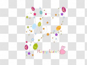 Flat Design Easter - Pink - Vector Background Elements Transparent PNG