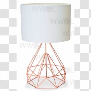 Lighting Lamp Shades Incandescent Light Bulb - Pendant - GOLD ROSE Transparent PNG