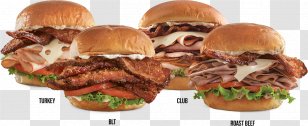 Slider Montreal-style Smoked Meat Bacon BLT Club Sandwich - Silhouette - Brown Sugar Transparent PNG
