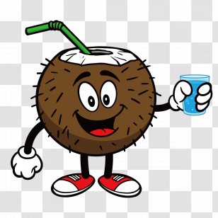 Juice Coconut Water Drink - Plant - Cartoon Transparent PNG