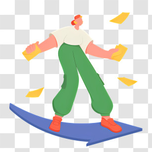 Fishing - Person Holding Papers Transparent PNG
