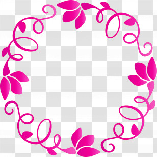 Spring Frame Flower Frame Floral Frame Transparent PNG