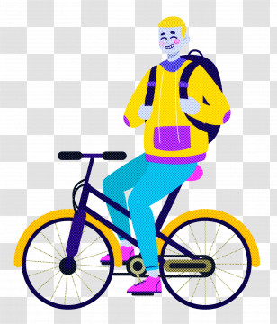 Bike Riding Bicycle Transparent PNG