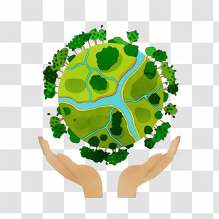 Green Tree Plant Symbol World Transparent PNG