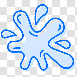 Water Splash - Blue Splash Design Illustration Transparent PNG