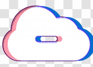 Cloud Icon Remove - Magenta Symbol Transparent PNG