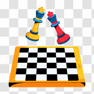 Chess - Chess Pieces On Chessboard Transparent PNG