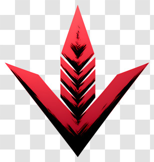 Hand Drawn Red Arrow - Bold Red Arrow Symbol Transparent PNG