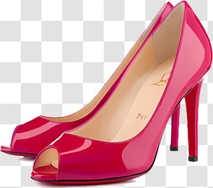 High Heel - Red High Heels For Elegant Fashion Transparent PNG