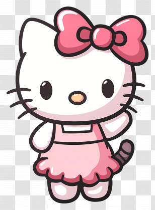 Hello Kitty - Hello Kitty Cartoon Character Illustration Transparent PNG