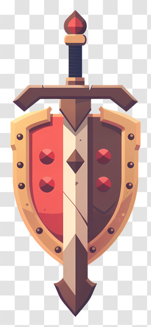 Shield Sword - Medieval Sword And Shield Transparent PNG