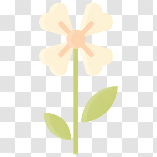 Spring - Simple Flower Drawing Transparent PNG