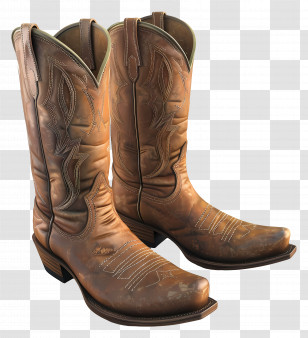 Western Boots - Stylish Cowboy Boot Transparent PNG