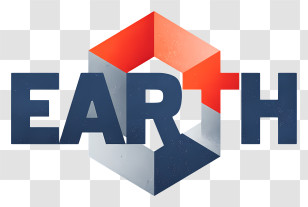 Earth - EARTH 3D Hexagon Logo Transparent PNG