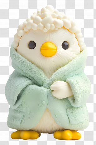 Bathrobe - Cute Penguin In Robe Transparent PNG