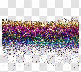Sparkle Border - Vibrant Glitter Background Transparent PNG