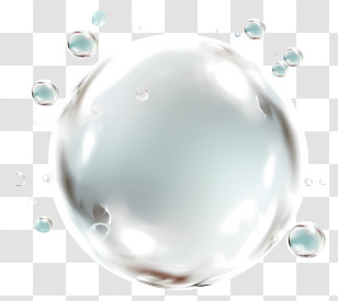 Water Bubbles - Transparent Water Bubble Close-Up Transparent PNG