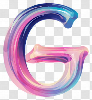 Letter G - Colorful Gradient Letter G Transparent PNG