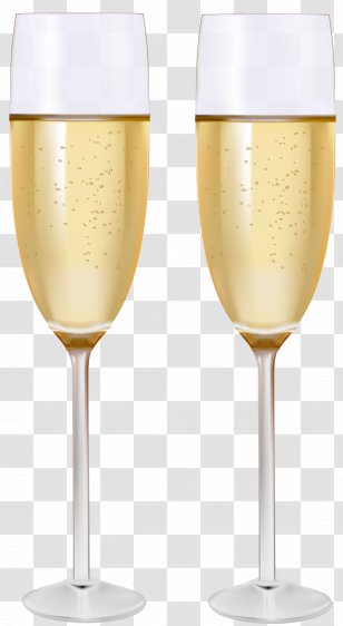 Wine Glass Champagne Cup Cava DO - Alcoholic Drink - Watercolor Drinks Transparent PNG